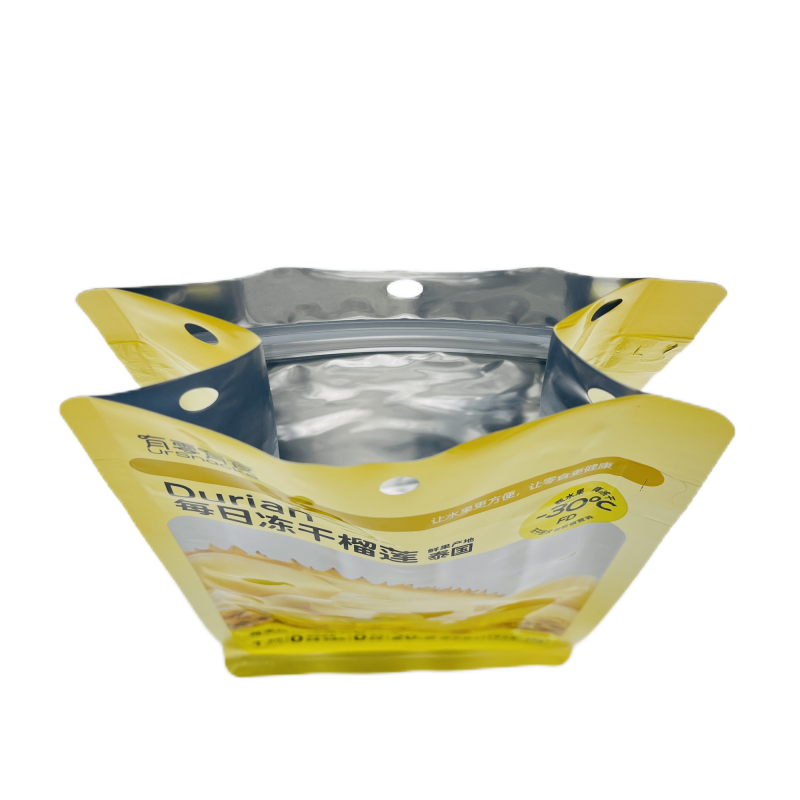 Embalaje flexible con cremallera con cremallera bolsas de fondo plano de fondo ziplock