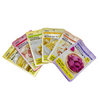 Embalaje flexible con cremallera con cremallera bolsas de fondo plano de fondo ziplock