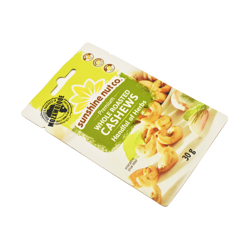 Doypack Snacks Bolso de comida Zipllock Frosta Impresión Foil de aluminio Pouch