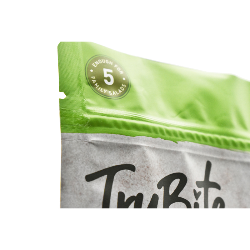 Bolsas de plástico de aluminio con cremallera personalizada para empaquetar bolsas de comida para embalaje