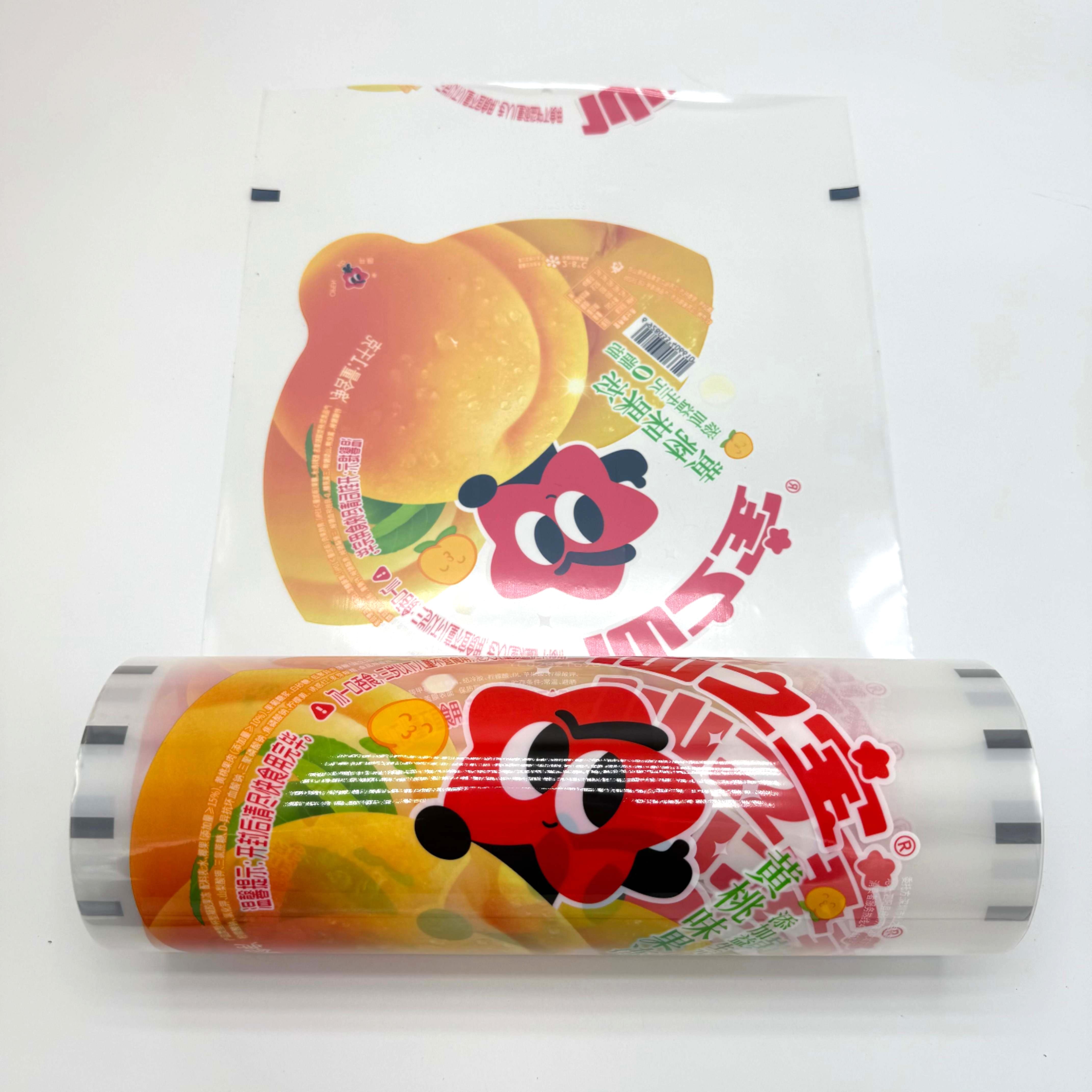 Película de copa de copa personalizada Rollo de sellado de plástico PP Film para taza de plástico