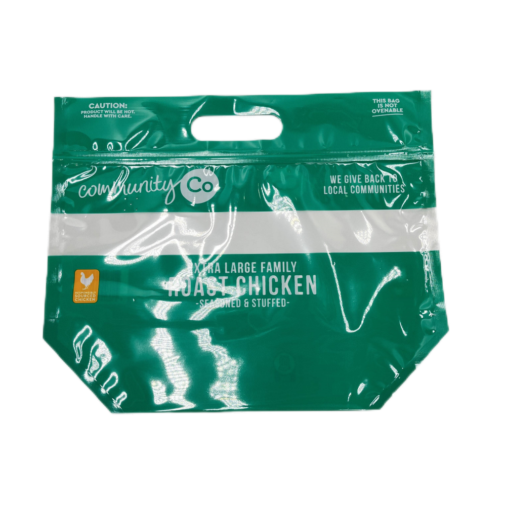 La aduana del microondas imprimió las bolsas de plástico antivaho CPP del empaquetado del pollo asado del pavo de la categoría alimenticia