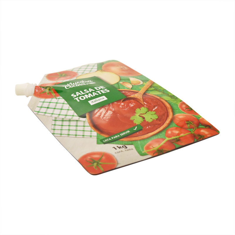 1 kg Corner bolsillo de aluminio salsa de aluminio salsa de salsa de plástico