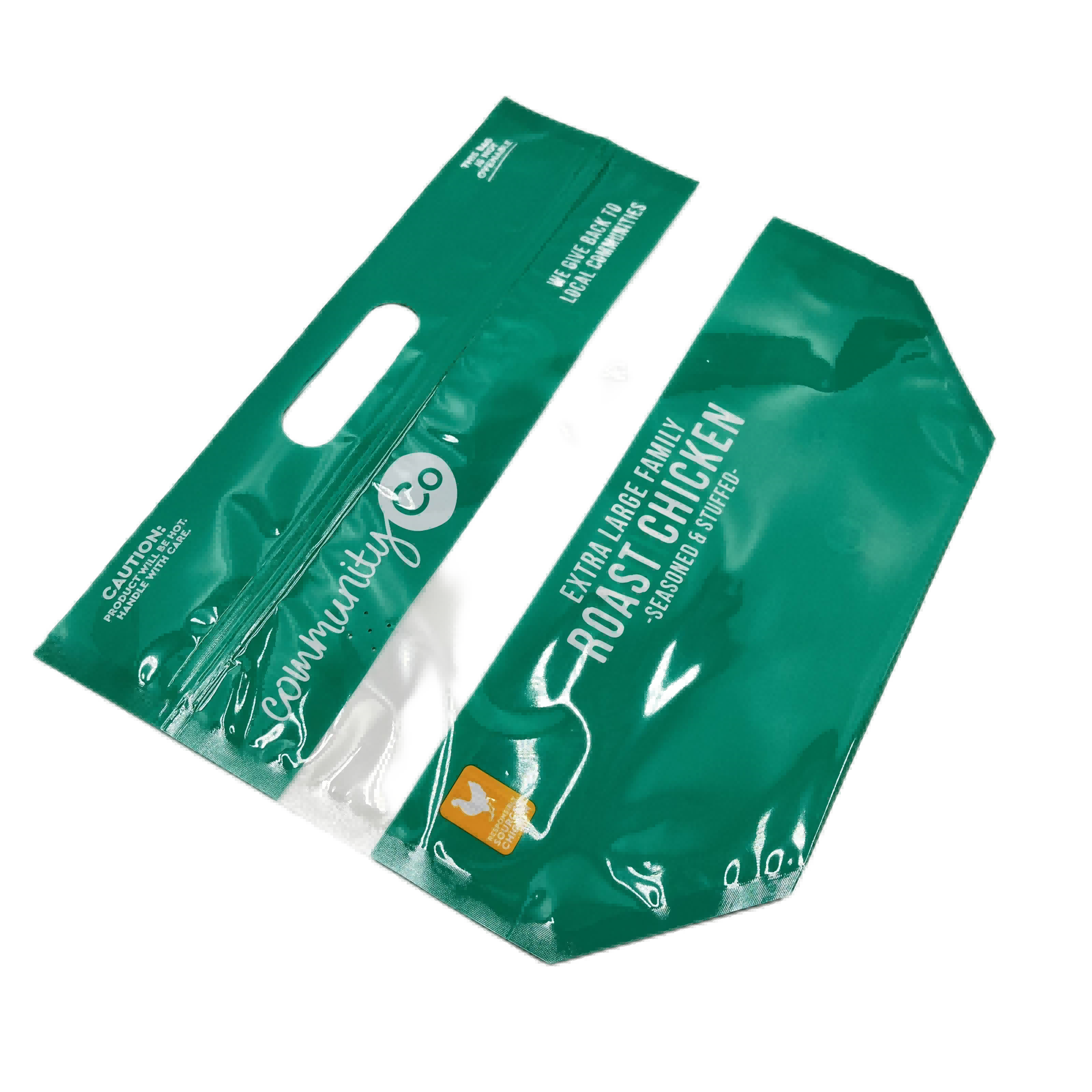 La aduana del microondas imprimió las bolsas de plástico antivaho CPP del empaquetado del pollo asado del pavo de la categoría alimenticia